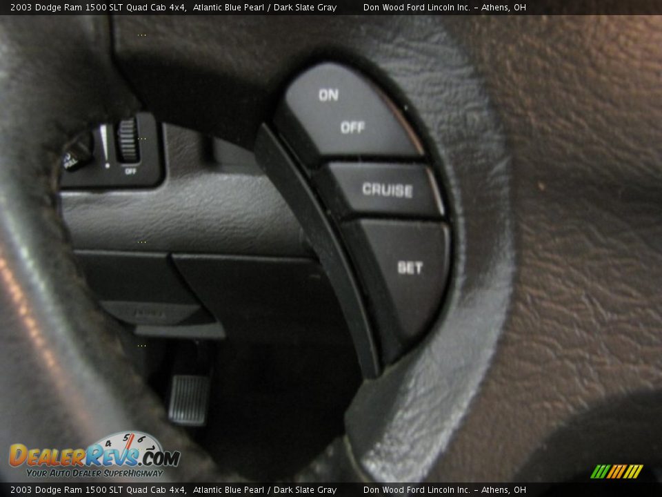 2003 Dodge Ram 1500 SLT Quad Cab 4x4 Atlantic Blue Pearl / Dark Slate Gray Photo #16