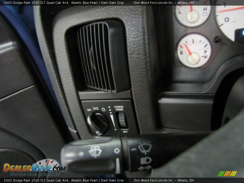 2003 Dodge Ram 1500 SLT Quad Cab 4x4 Atlantic Blue Pearl / Dark Slate Gray Photo #18