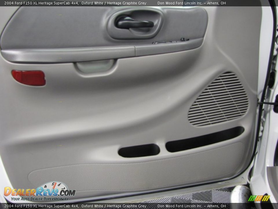 2004 Ford F150 XL Heritage SuperCab 4x4 Oxford White / Heritage Graphite Grey Photo #14