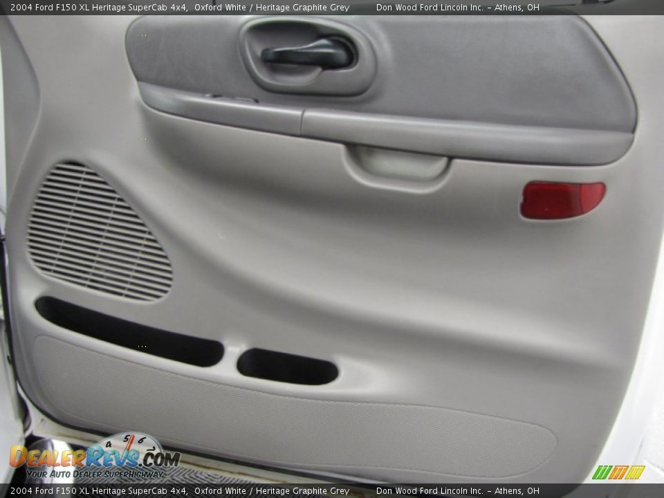 2004 Ford F150 XL Heritage SuperCab 4x4 Oxford White / Heritage Graphite Grey Photo #18