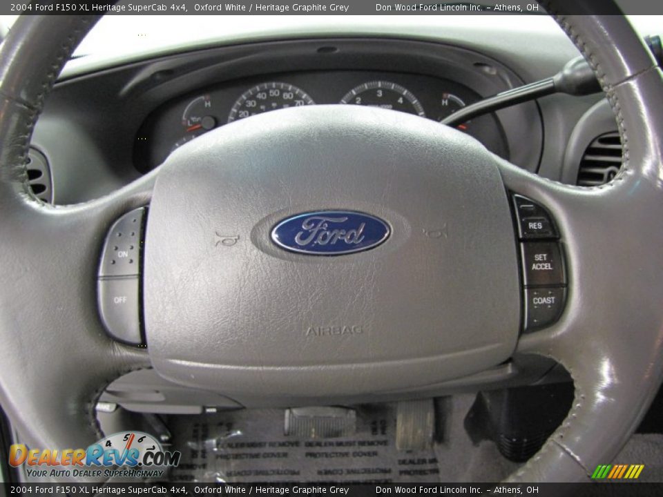 2004 Ford F150 XL Heritage SuperCab 4x4 Oxford White / Heritage Graphite Grey Photo #19