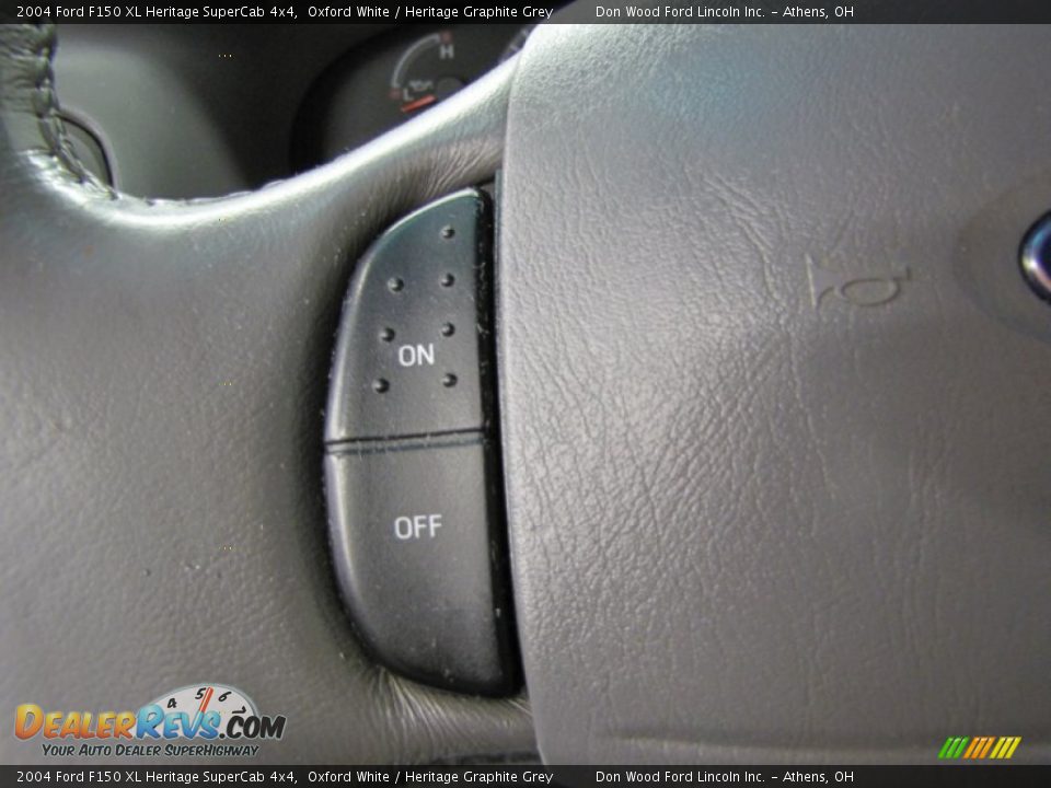 2004 Ford F150 XL Heritage SuperCab 4x4 Oxford White / Heritage Graphite Grey Photo #20