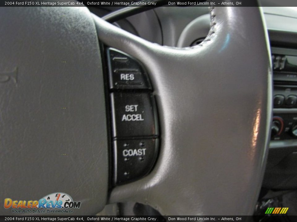 2004 Ford F150 XL Heritage SuperCab 4x4 Oxford White / Heritage Graphite Grey Photo #21