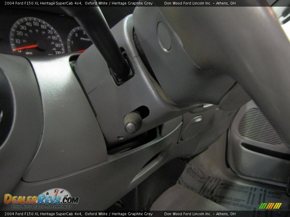 2004 Ford F150 XL Heritage SuperCab 4x4 Oxford White / Heritage Graphite Grey Photo #23