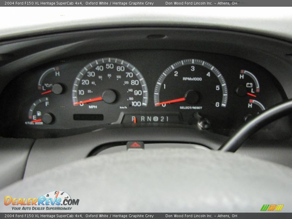 2004 Ford F150 XL Heritage SuperCab 4x4 Oxford White / Heritage Graphite Grey Photo #24
