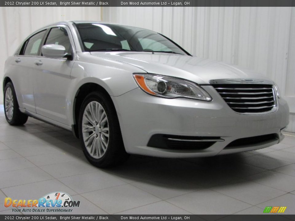 2012 Chrysler 200 LX Sedan Bright Silver Metallic / Black Photo #1