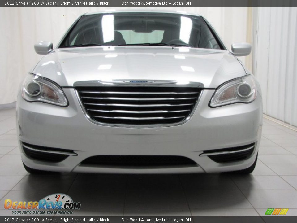 2012 Chrysler 200 LX Sedan Bright Silver Metallic / Black Photo #2
