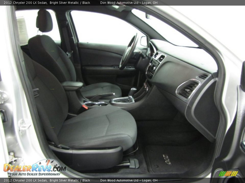 2012 Chrysler 200 LX Sedan Bright Silver Metallic / Black Photo #8