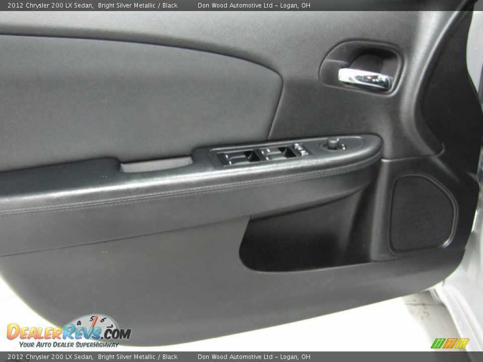 2012 Chrysler 200 LX Sedan Bright Silver Metallic / Black Photo #9