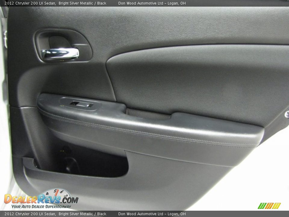 2012 Chrysler 200 LX Sedan Bright Silver Metallic / Black Photo #12