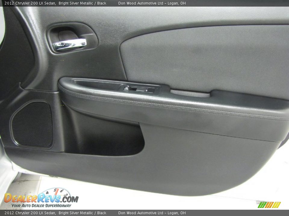 2012 Chrysler 200 LX Sedan Bright Silver Metallic / Black Photo #13