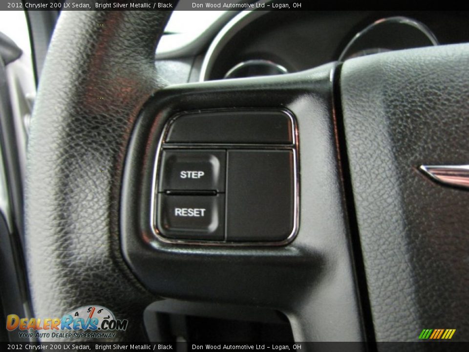 2012 Chrysler 200 LX Sedan Bright Silver Metallic / Black Photo #15