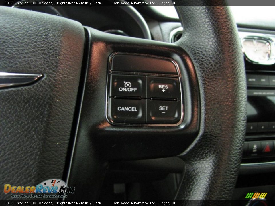 2012 Chrysler 200 LX Sedan Bright Silver Metallic / Black Photo #16
