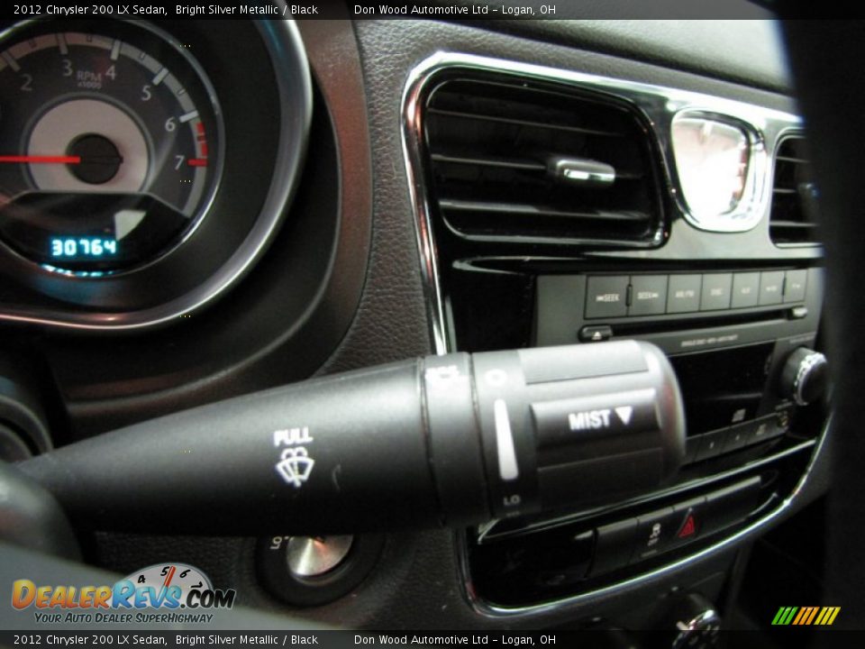 2012 Chrysler 200 LX Sedan Bright Silver Metallic / Black Photo #18