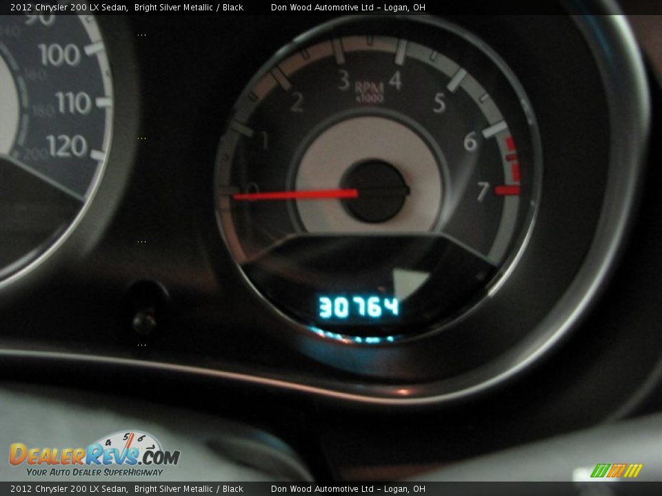 2012 Chrysler 200 LX Sedan Bright Silver Metallic / Black Photo #20