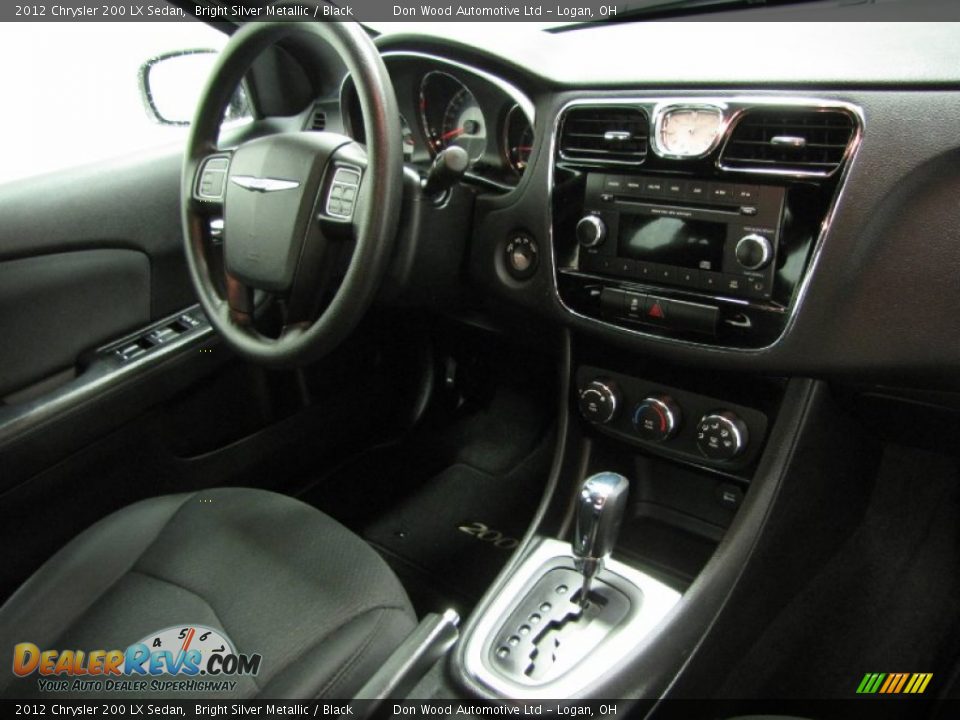 2012 Chrysler 200 LX Sedan Bright Silver Metallic / Black Photo #21