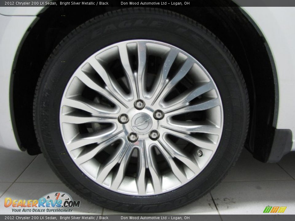 2012 Chrysler 200 LX Sedan Bright Silver Metallic / Black Photo #23