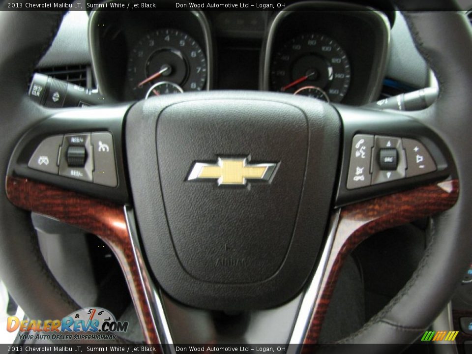 2013 Chevrolet Malibu LT Summit White / Jet Black Photo #15