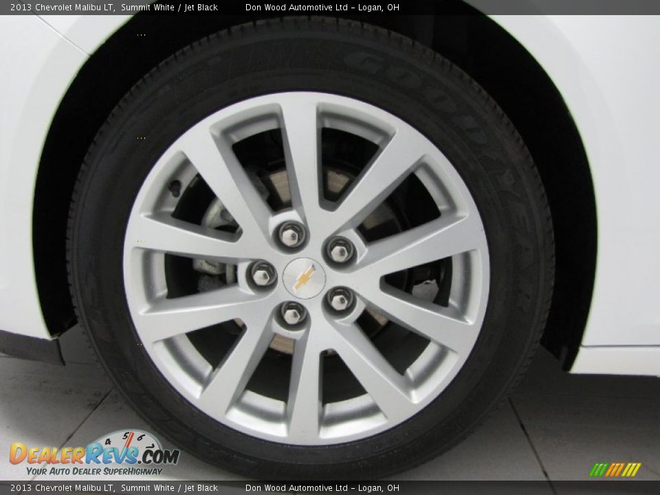 2013 Chevrolet Malibu LT Summit White / Jet Black Photo #23