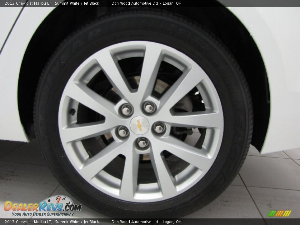 2013 Chevrolet Malibu LT Summit White / Jet Black Photo #25