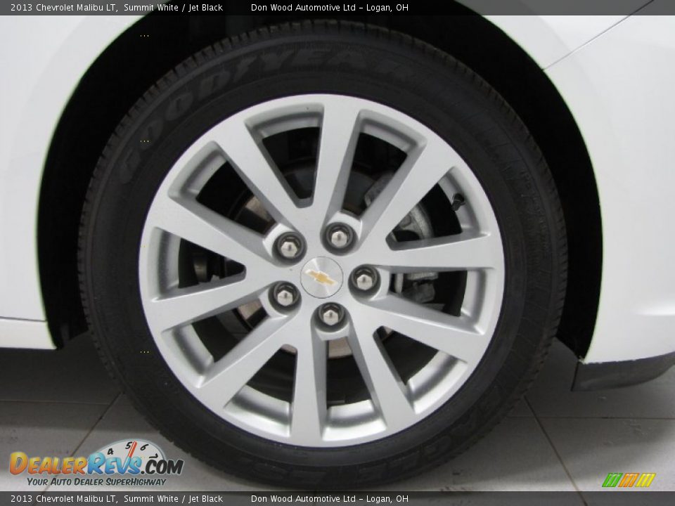 2013 Chevrolet Malibu LT Summit White / Jet Black Photo #26