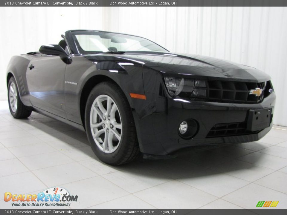 2013 Chevrolet Camaro LT Convertible Black / Black Photo #2