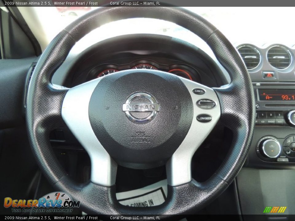 2009 Nissan Altima 2.5 S Winter Frost Pearl / Frost Photo #11