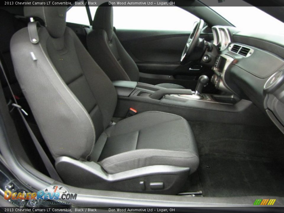 Front Seat of 2013 Chevrolet Camaro LT Convertible Photo #12