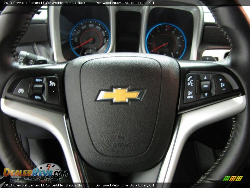 2013 Chevrolet Camaro LT Convertible Black / Black Photo #16