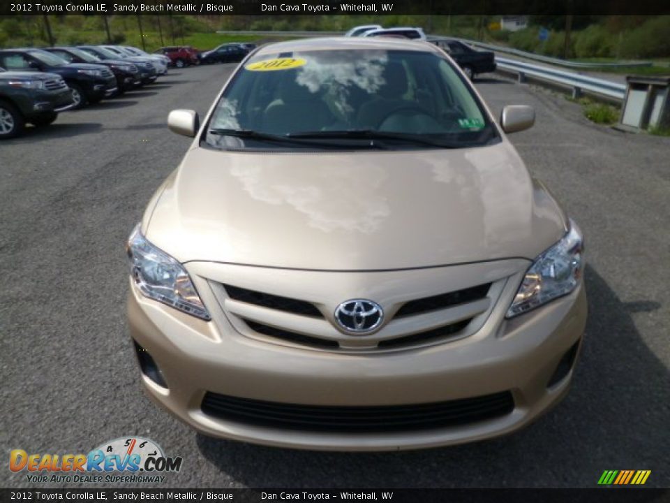 2012 Toyota Corolla LE Sandy Beach Metallic / Bisque Photo #2
