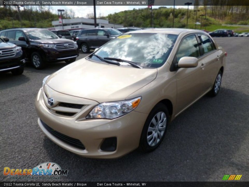 2012 Toyota Corolla LE Sandy Beach Metallic / Bisque Photo #3