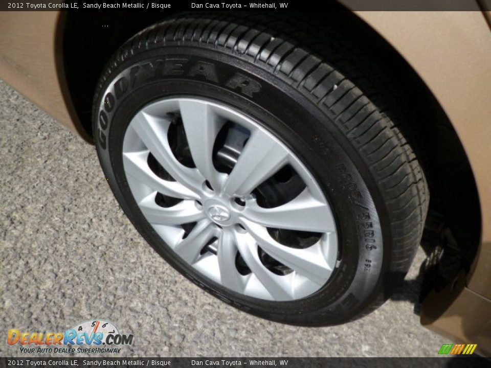 2012 Toyota Corolla LE Sandy Beach Metallic / Bisque Photo #7