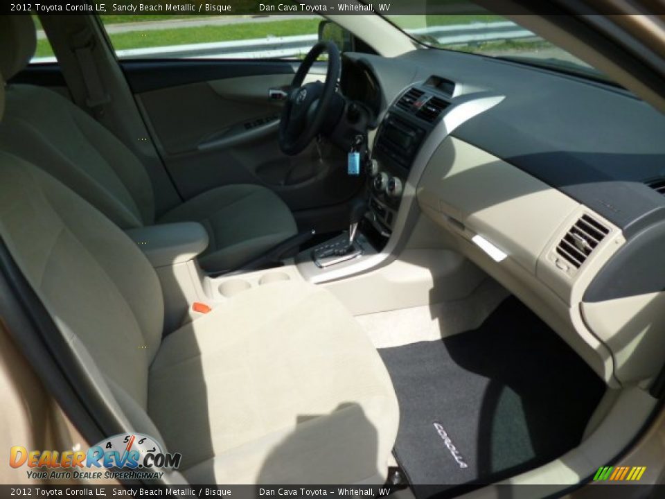 2012 Toyota Corolla LE Sandy Beach Metallic / Bisque Photo #8