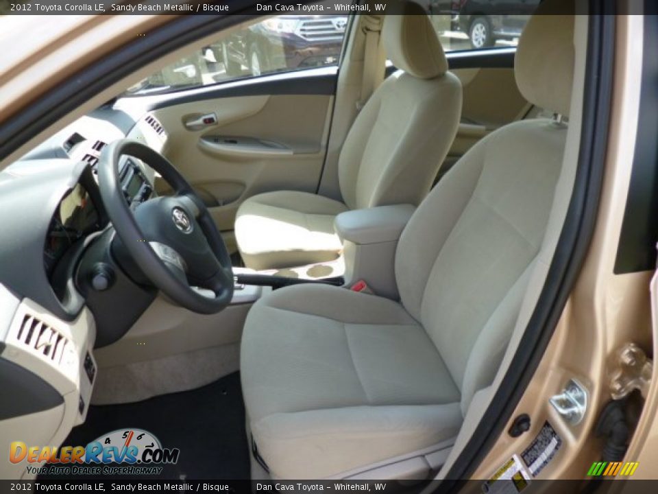 Bisque Interior - 2012 Toyota Corolla LE Photo #10