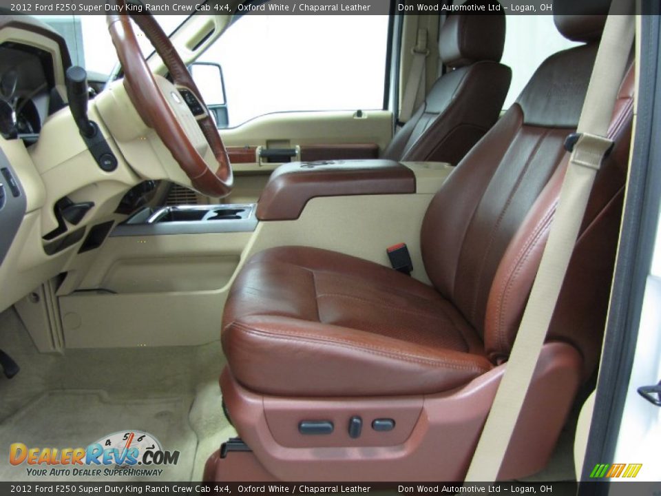 2012 Ford F250 Super Duty King Ranch Crew Cab 4x4 Oxford White / Chaparral Leather Photo #5