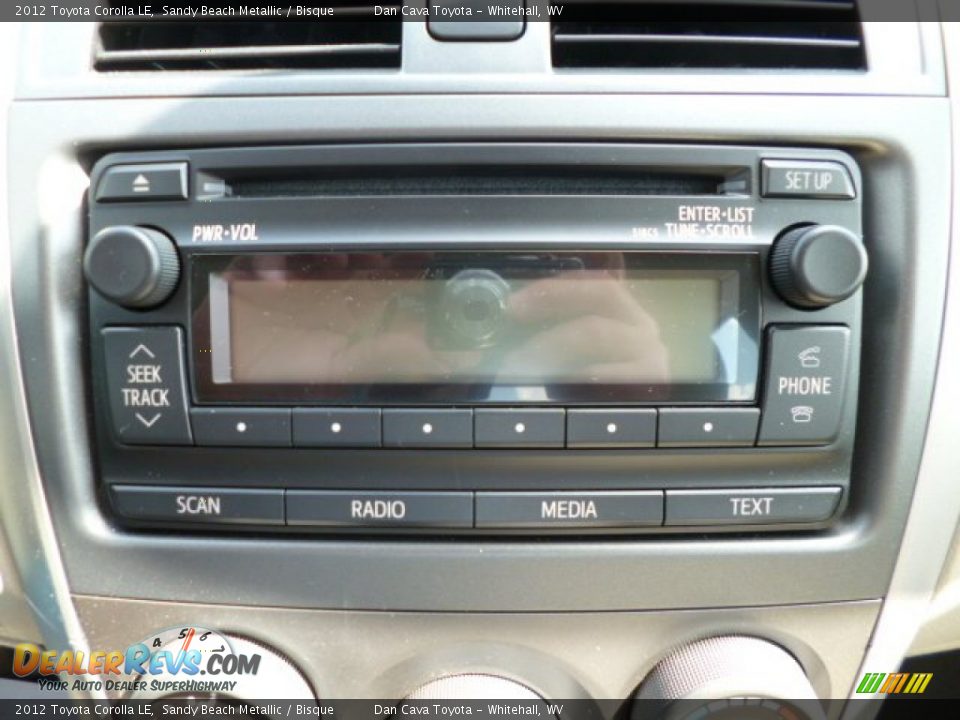 2012 Toyota Corolla LE Sandy Beach Metallic / Bisque Photo #14