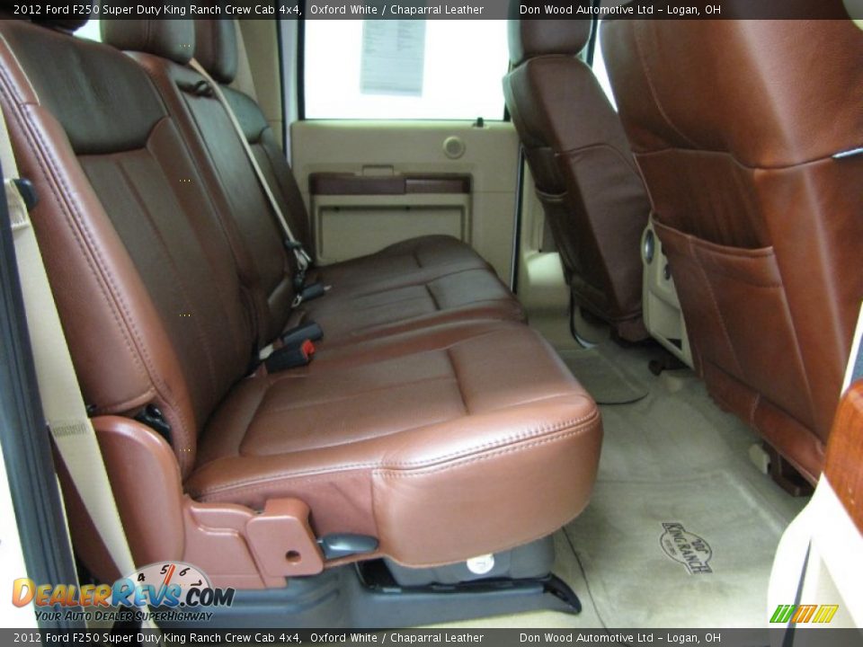 2012 Ford F250 Super Duty King Ranch Crew Cab 4x4 Oxford White / Chaparral Leather Photo #7