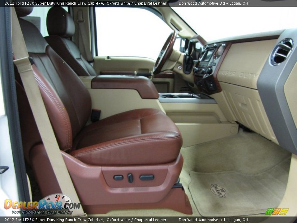2012 Ford F250 Super Duty King Ranch Crew Cab 4x4 Oxford White / Chaparral Leather Photo #8