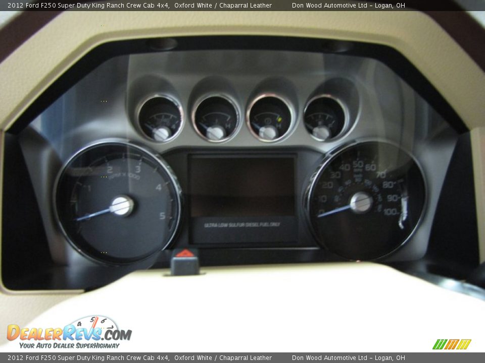2012 Ford F250 Super Duty King Ranch Crew Cab 4x4 Oxford White / Chaparral Leather Photo #18