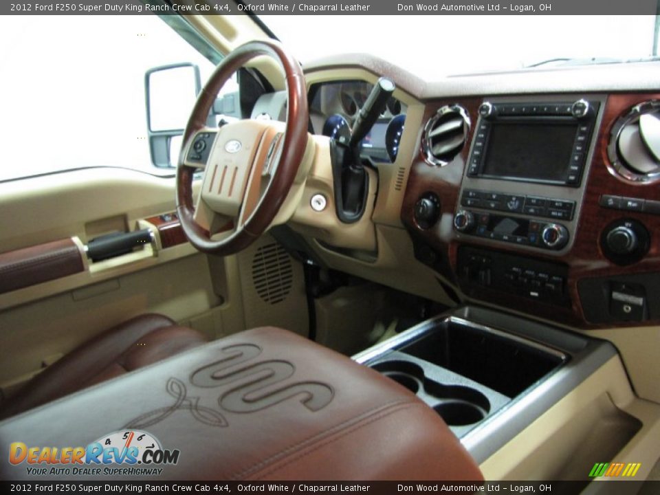 2012 Ford F250 Super Duty King Ranch Crew Cab 4x4 Oxford White / Chaparral Leather Photo #20