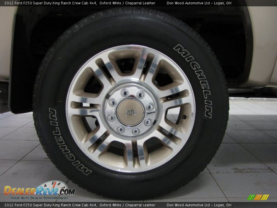 2012 Ford F250 Super Duty King Ranch Crew Cab 4x4 Oxford White / Chaparral Leather Photo #25
