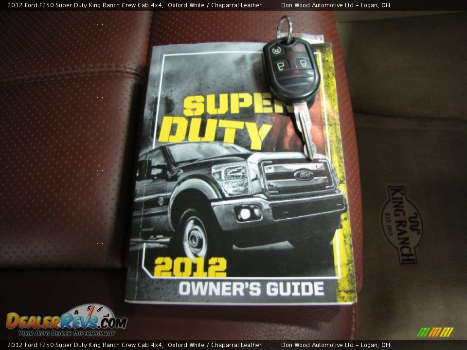 2012 Ford F250 Super Duty King Ranch Crew Cab 4x4 Oxford White / Chaparral Leather Photo #27