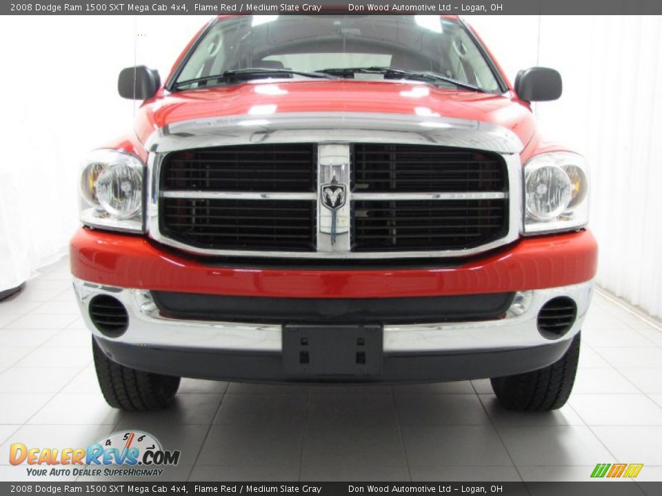 2008 Dodge Ram 1500 SXT Mega Cab 4x4 Flame Red / Medium Slate Gray Photo #2