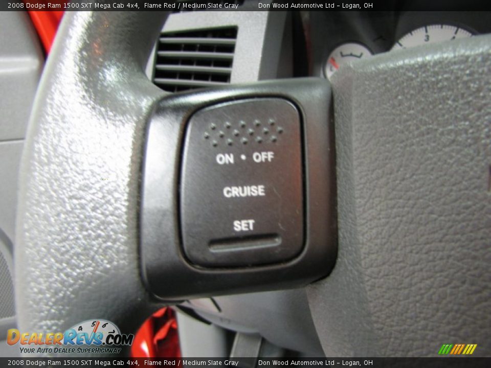 2008 Dodge Ram 1500 SXT Mega Cab 4x4 Flame Red / Medium Slate Gray Photo #16