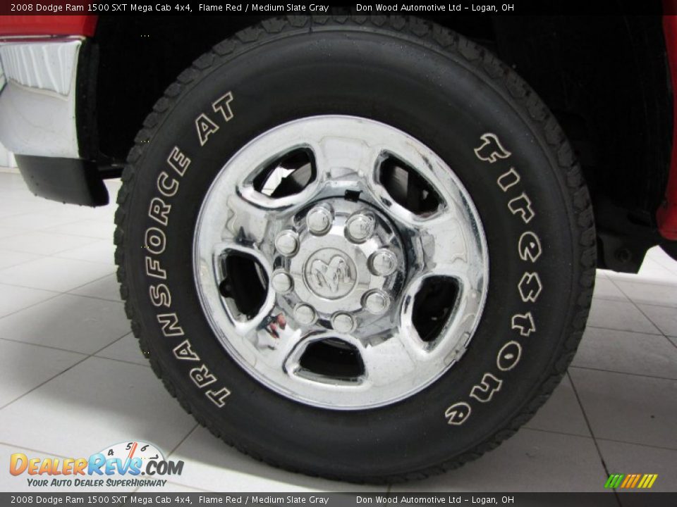 2008 Dodge Ram 1500 SXT Mega Cab 4x4 Flame Red / Medium Slate Gray Photo #24