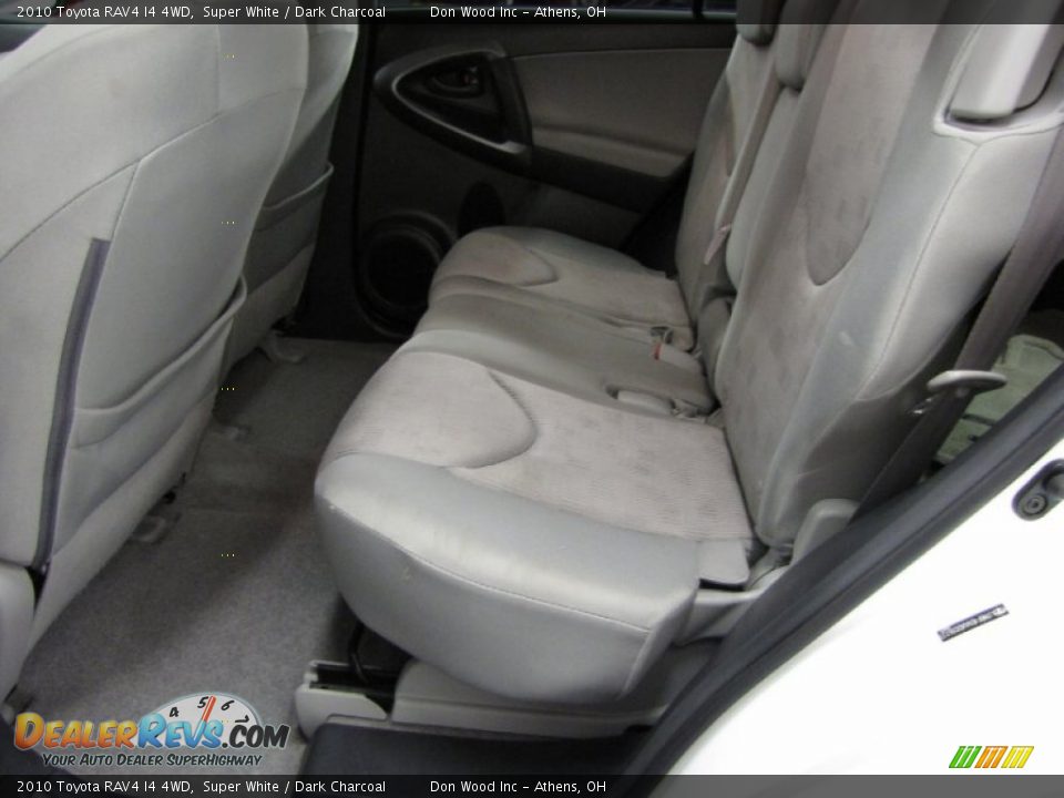 2010 Toyota RAV4 I4 4WD Super White / Dark Charcoal Photo #6