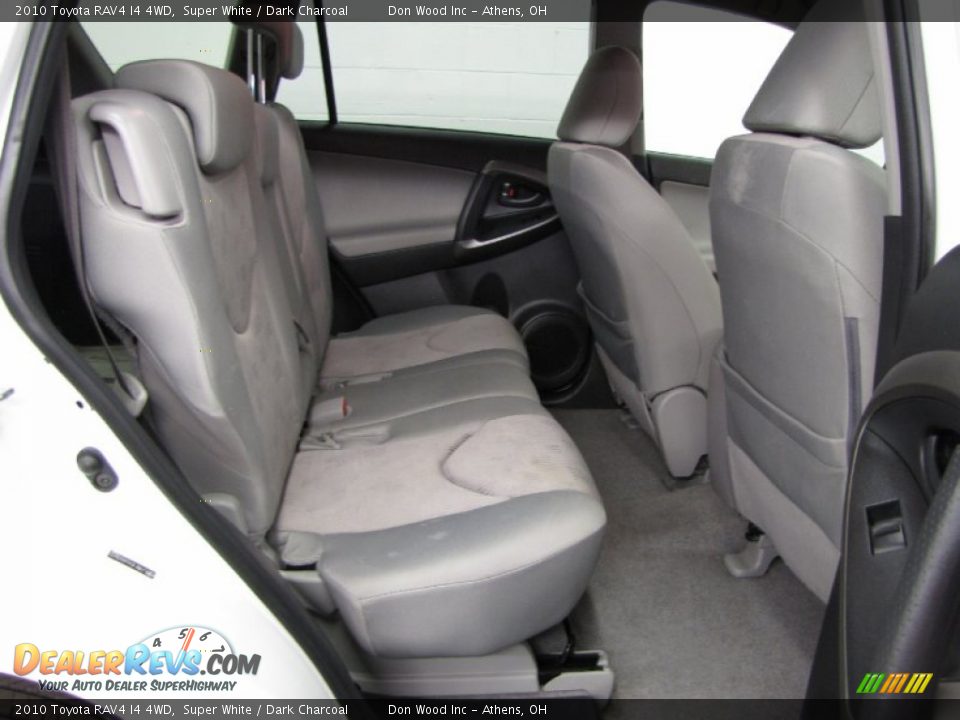 2010 Toyota RAV4 I4 4WD Super White / Dark Charcoal Photo #7