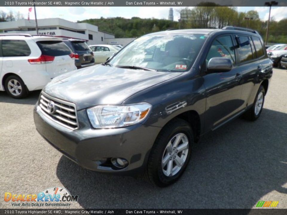 2010 Toyota Highlander SE 4WD Magnetic Gray Metallic / Ash Photo #2