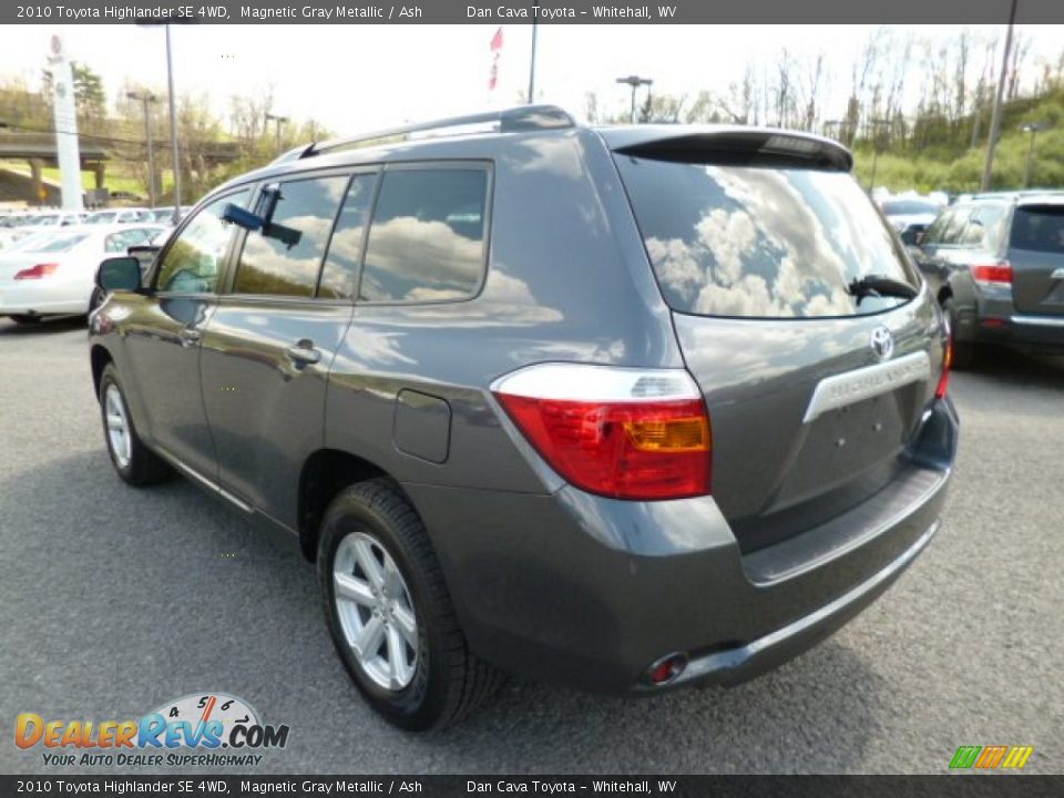 2010 Toyota Highlander SE 4WD Magnetic Gray Metallic / Ash Photo #3