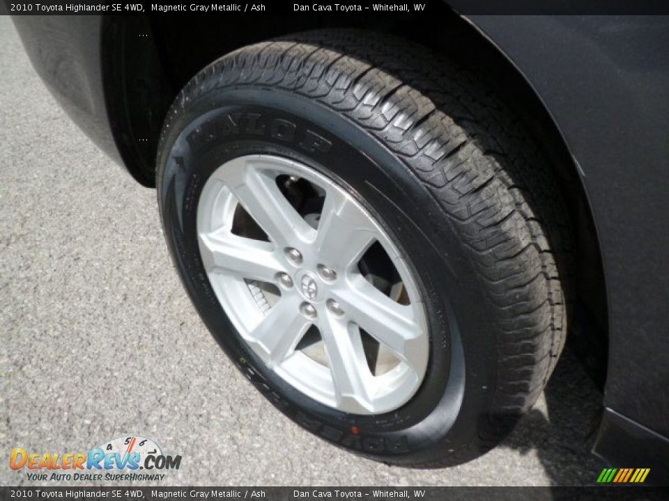 2010 Toyota Highlander SE 4WD Magnetic Gray Metallic / Ash Photo #5